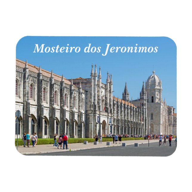 Magnet Flexible Vue sur le monastère des Hiéronymites. (Horizontal)