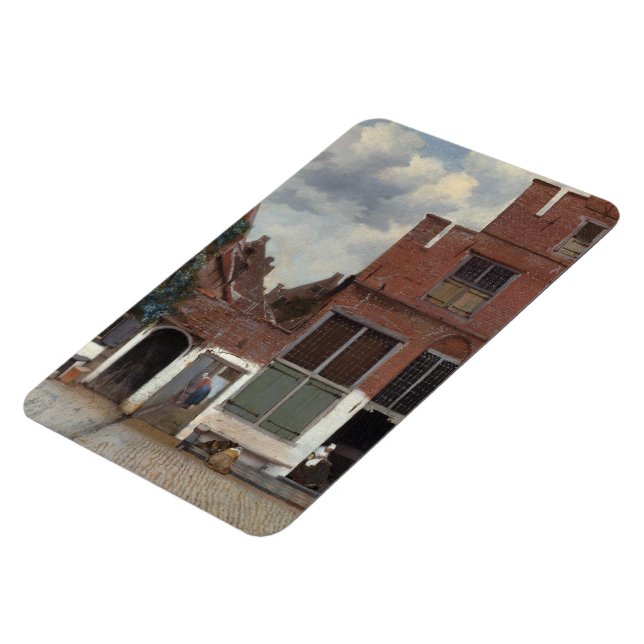 Magnet Flexible Vue sur les maisons de Delft The Little Street (Côté Gauche)