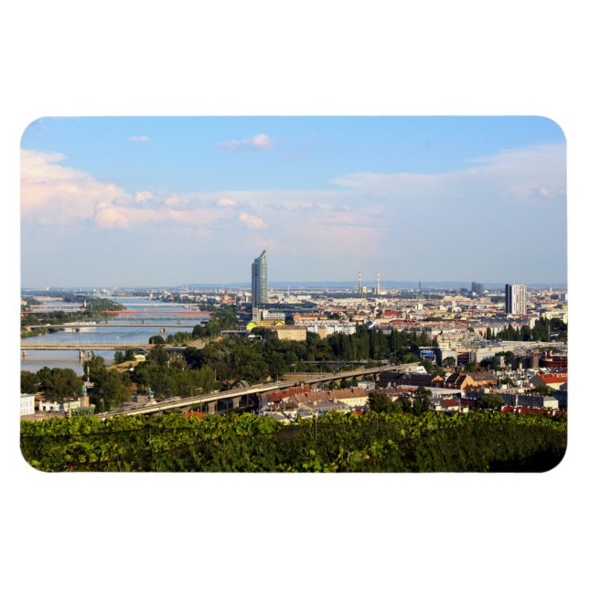Magnet Flexible Vue sur Vienne (Horizontal)