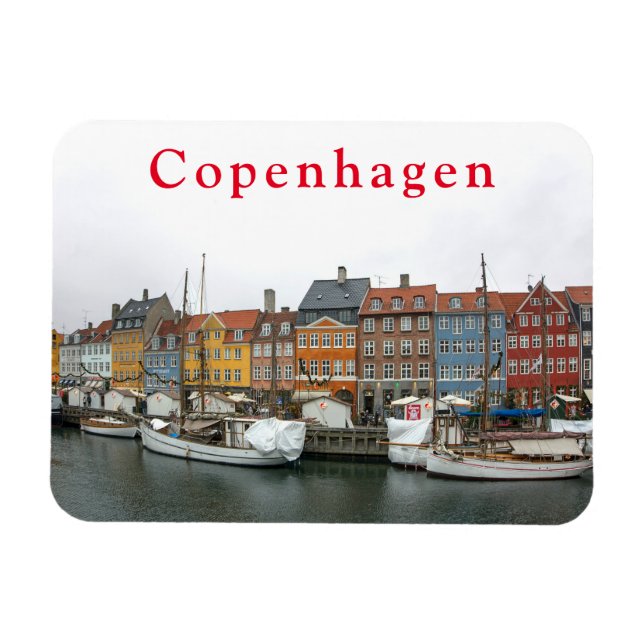 Magnet Flexible Vues de Copenhague. Nyhavn P. 4. (Horizontal)