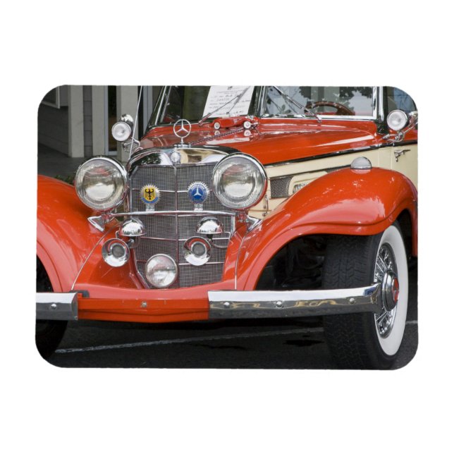 Magnet Flexible WA, Seattle, automobile allemande classique. 2 (Horizontal)