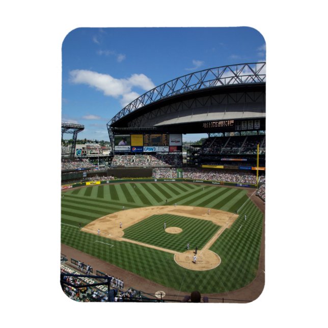 Magnet Flexible WA, Seattle, Safeco Field, Mariners baseball (Vertical)