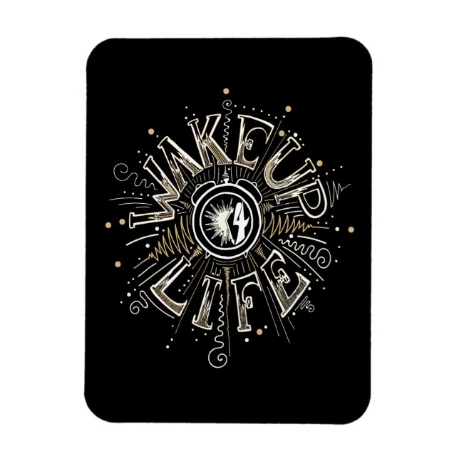 Magnet Flexible WAKE UP 4 LIFE quota illustration (Vertical)