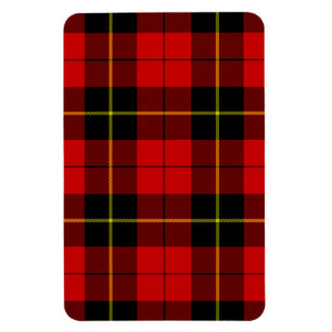 Magnet Flexible Wallace tartan rouge noir plaid