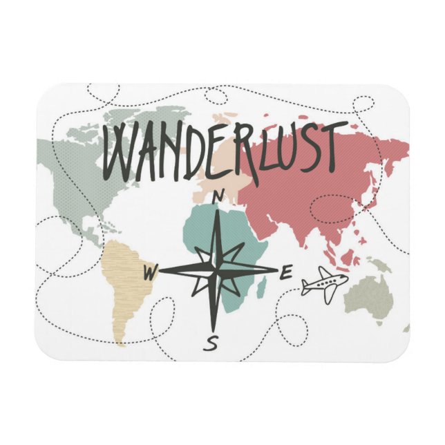 Magnet Flexible Wanderlust (Horizontal)