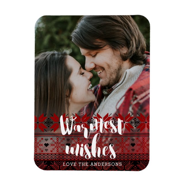 Magnet Flexible Warmest Wings Fair Isle Motif (Vertical)