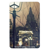 Washington Carré Park NYC la nuit