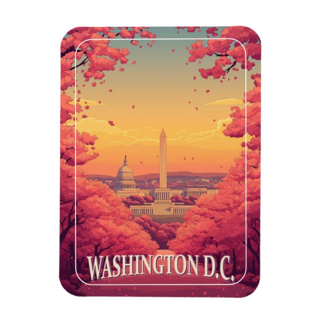 Magnet Flexible Washington D.C. (Vertical)