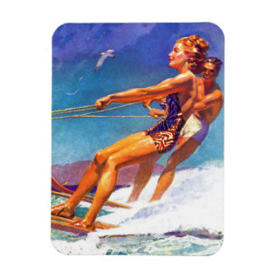 Magnet Flexible Water Skier by McClelland Barclay