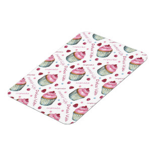 Magnet Flexible Watercolor cupcakes