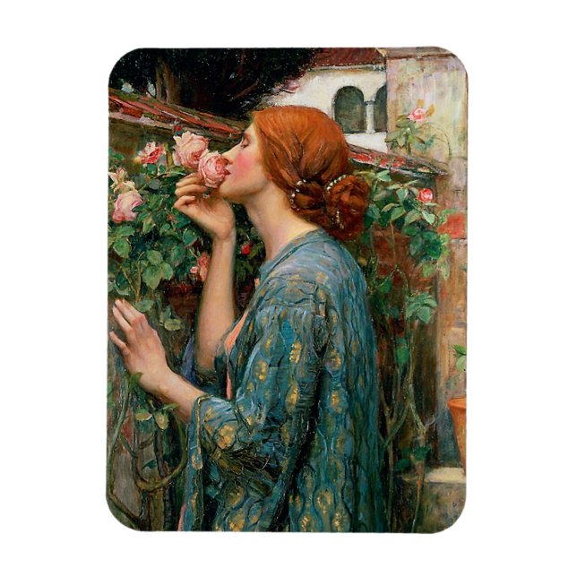 Magnet Flexible Waterhouse L'âme de l'aimant Rose (Vertical)
