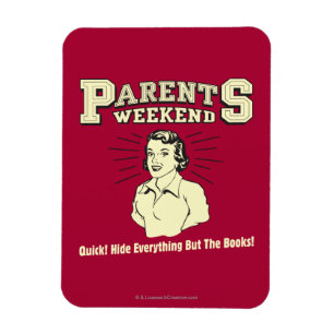 Magnet Flexible Week-end Parents : Tout cacher
