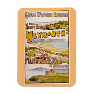 Magnet Flexible Weymouth, Dorset, Angleterre, Excursion en train