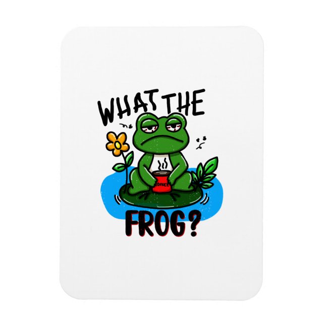 Magnet Flexible What the frog? (Vertical)