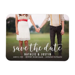Magnet Flexible Whimsy Photo Enregistrer la date de l'annonce