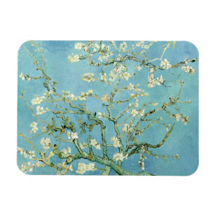 Magnet Flexible White almond blossom by Vincent Van Gogh