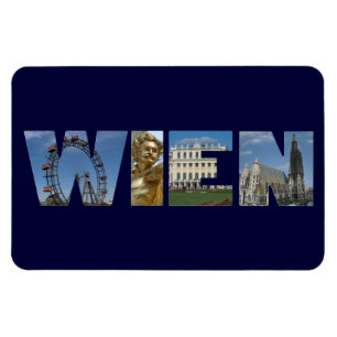 Magnet Flexible Wien Tag Avec Ses Sites Célèbres