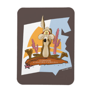 Magnet Flexible Wile E. Coyote (Carnivore Sérieusement)