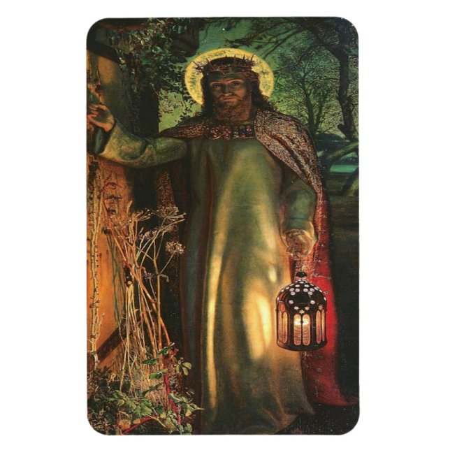 Magnet Flexible William Holman Hunt La Lumière Du Monde (Vertical)