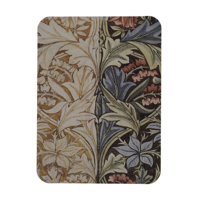 Magnet Flexible William Morris Bluebell Tapestry Design (Vertical)