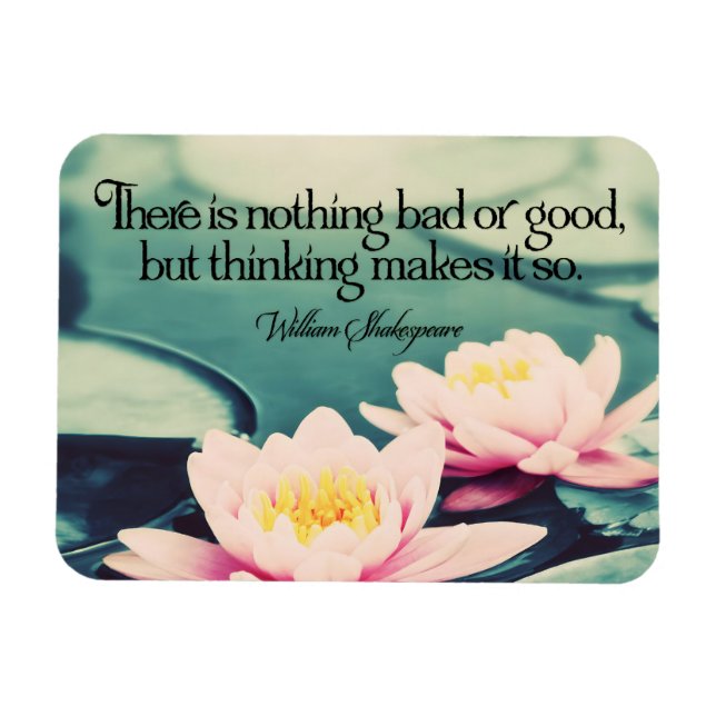 Magnet Flexible William Shakespeare Citation Inspirationnelle "Pen (Horizontal)