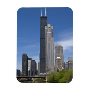 Magnet Flexible Willis Tower (anciennement Sears Tower) se profile