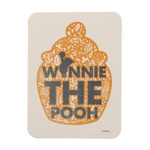 Magnet Flexible Winnie le pot de l'ouragan Floral