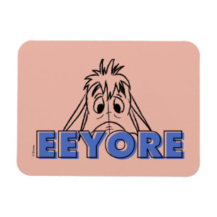 Magnet Flexible Winnie l'Ooh   Eeyore Peek-A-Boo
