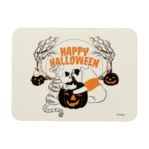 Magnet Flexible Winnie l'Ourson & Eeyore Bonne Halloween
