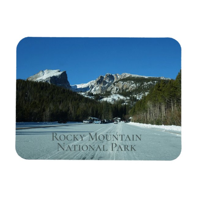 Magnet Flexible Winter à Rocky Mountain (Horizontal)