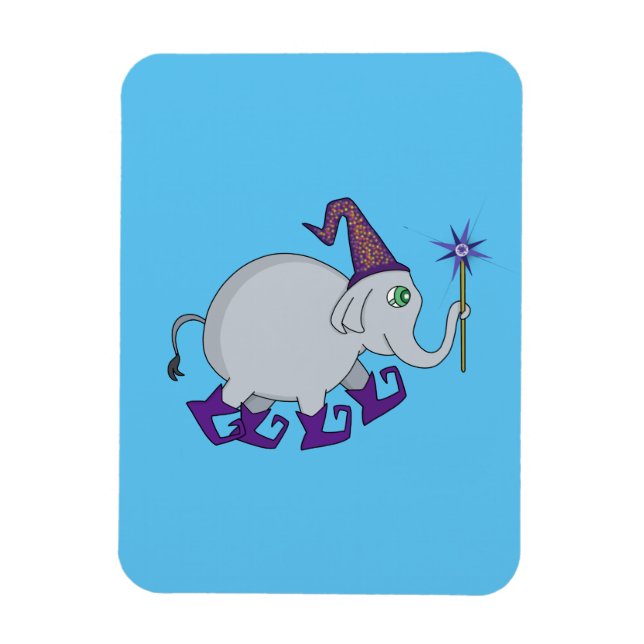 Magnet Flexible Wizard Elephant (Vertical)