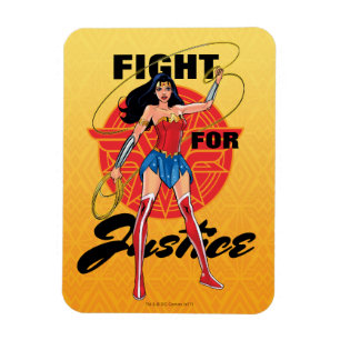 Magnet Flexible Wonder Woman With Lasso - Lutte Pour La Justice