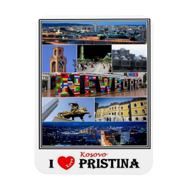 Magnet Flexible XK Kosovo - Pristina - (Vertical)