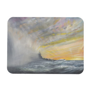 Magnet Flexible Yamato émerge de l'ouragan Pacifique 1944 2010