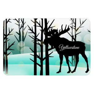 Magnet Flexible Yellowstone Magnet-Moose