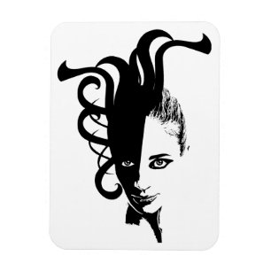 Magnet Flexible Yin Yan Ying Yang Les femmes face à l'art original