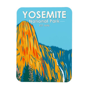 Magnet Flexible Yosemite National Park Sentinel Fall California