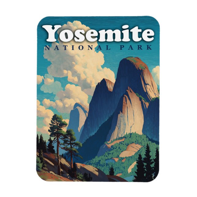 Magnet Flexible Yosemite National Park Vintage (Vertical)