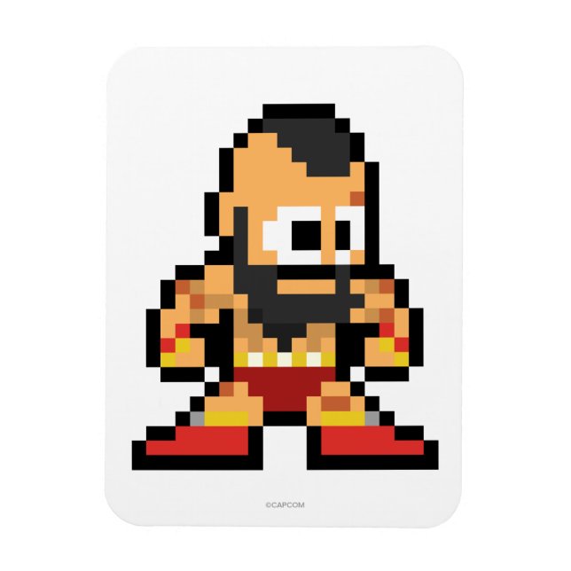 Magnet Flexible Zangief 8 bits (Vertical)