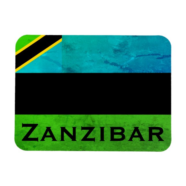 Magnet Flexible Zanzibar, Tanzanie (Horizontal)