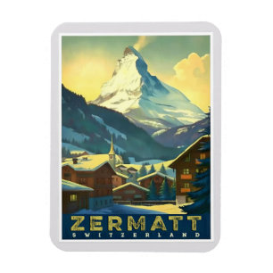 Magnet Flexible Zermatt - Capturer le Cervin Majestueux