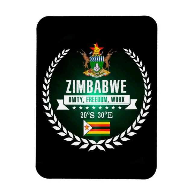 Magnet Flexible Zimbabwe (Vertical)