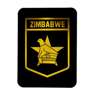 Magnet Flexible Zimbabwe Emblem