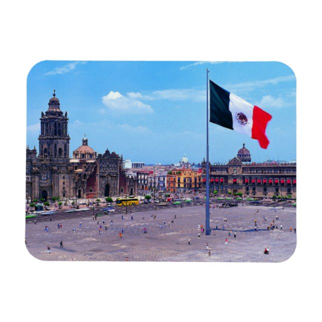 Magnet Flexible Zocalo, Mexico City, Mexique (Horizontal)