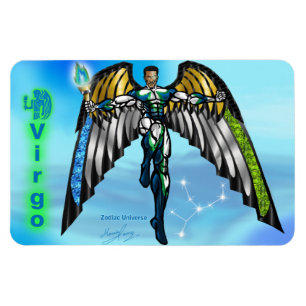 Magnet Flexible Zodiac Universe - 4 x 6 Virgo Magnet.
