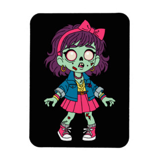 Magnet Flexible Zombie Girl des années 80