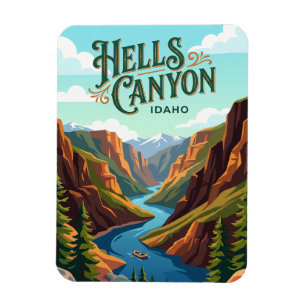 Magnet Flexible Zone de loisirs nationale de Hells Canyon USA