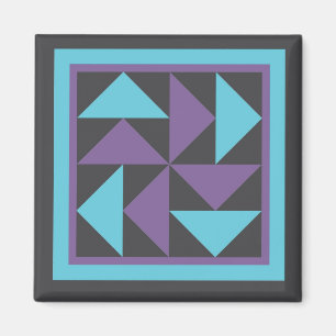 Magnet - Flying Dutchman Quilt Block