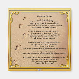 Magnet Footprints In The Sand Sober Champions