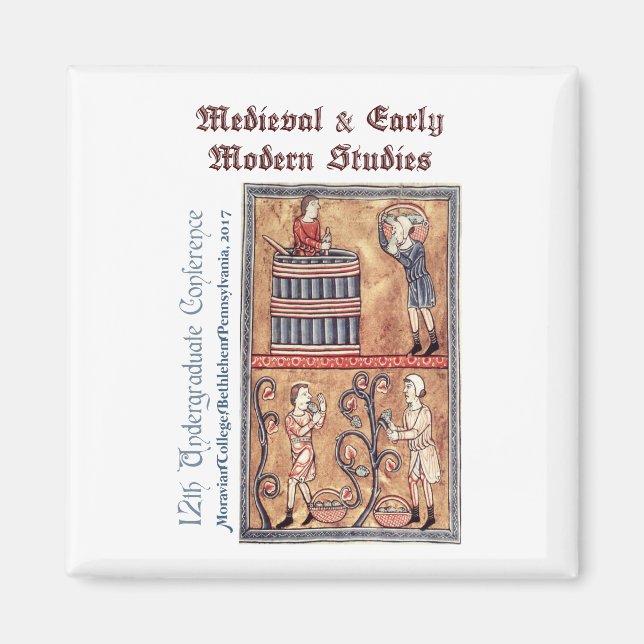 Magnet for Moravian conference (Devant)